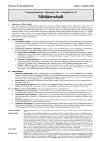 Mittäterschaft-Arbeitsblatt Prof. Heinrich WS 18