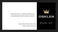 Osklen - Análise do público consumidor