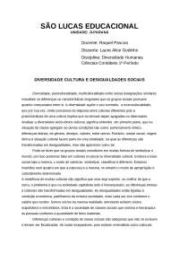 Monoculturalidade em Ciências Contábeis: Diversidade e Desigualdades Sociais