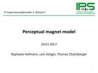 Perceptual magnet model