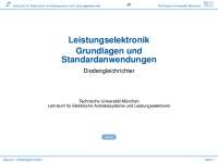 Grundlagen und Standardanwendungen: Diodengleichrichter | TUM