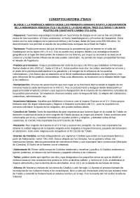 Conceptos Historia de España EBAU