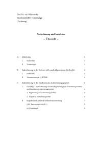 Insolvenzrecht I Grundzüge: Aufrechnung und Insolvenz (Übersicht) - Prof. von Wilmowsky