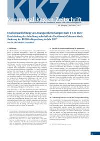 Insolvenzanfechtung von Zwangsvollstreckungen nach § 133 Ins