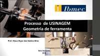 Geometria de Ferramentas de Corte: Definições e Influências