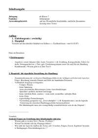 Inhaltsangabe ab Klasse 7