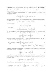 Construction of the Stochastic Integral with Ito Process