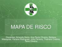 Slides explicativos sobre o MAPA DE RISCO
