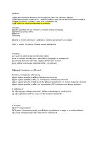 Pytania Ogrodnictwo zrównoważone