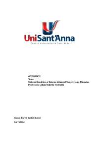 Sistema Geodésico e Sistema Universal Transversa de Mercator