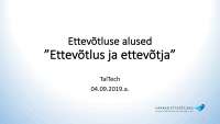Mis on ettevõtja ja ettevõtlus?