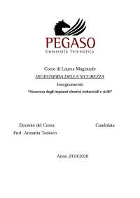 Esercizio elaborato pre esame