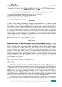 HEMATOLOGIA DOS ANIMAIS SILVESTRES