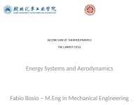 Second Law of Thermodynamic - The Carnot Cycle.ppt