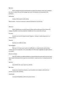 Termos Técnicos de etologia animal