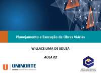 Aula de Planejamento de Obras Viárias