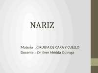 cirugía de la nariz y sus procedimientos