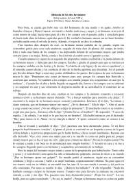 Historia de los dos hermanos: Anubis y Bata