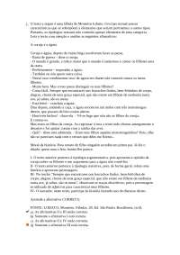 Exercícios e Questões sobre Análise de Textos