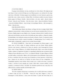 História da Cultura Grega