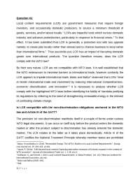 The impact of local content requirements in International Trade