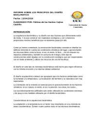 PRINCIPIOS DEL DISEÑO BIOCLIMATICO