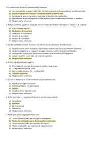 Ejercicios de Finanzas: Preguntas y Respuestas sobre Mercados Financieros