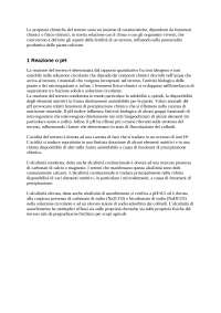 Proprietà chimiche terreno Docsity