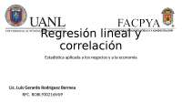 Análisis de Regresión Lineal y Correlación: Aplicaciones en Negocios y Economía