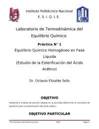 Esterificacion Analisis de Petroleo.