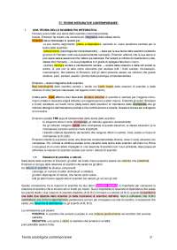 TEORIA SOCIOLOGICA CONTEMPORANEA - CAPITOLI 7,8,9,10. MANUALE RITZER.