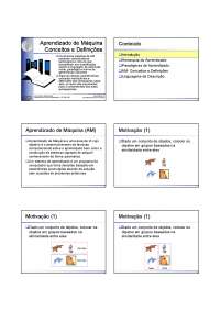 Aprendizagem de Máquina - Conceitos e Definições