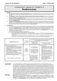 SR:Konkurrenzen-Arbeitsblatt Prof. Heinrich WS 18