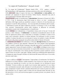 Le Origini Del Totalitarismo Hannah Arendt - Docsity