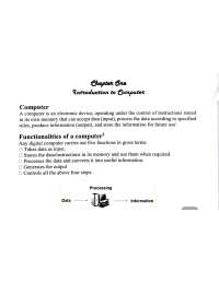 Computer science basic - Docsity