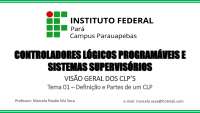 DEFINIÇÃO E PARTES DE UM CLP