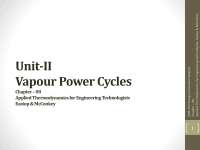 Energy Conversion System | Lecture notes Thermal Engineering | Docsity