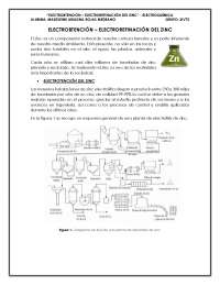 Electroobtención - Electrorefinación del zinc