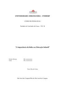 A importância do Lúdico na Educação Infantil