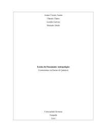 Escolas do Pensamento Antropológico