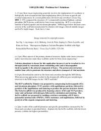 Materials for Biomedical Applications problem set with solutions