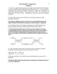Materials for Biomedical Applications problem solutions - MIT