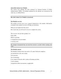 Labour law lecture notes - Docsity
