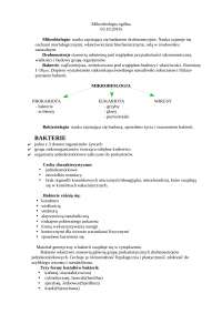 Mikrobiologia ogólna wykłady