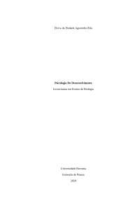 Psicologia  do Desenvolvimento