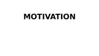 motivation powerpoint slides