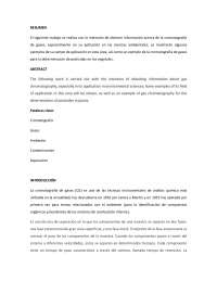 Determinación de Pesticidas en Vegetales por Cromatografía de Gases