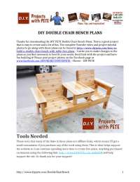 Doble Silla de madera, manual practico