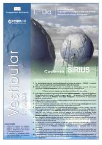 UNB CADERNO SIRIUS PRIMEIRO DIA 2008
