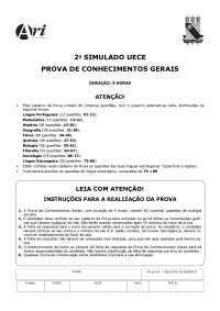 simulado sistema ari de sa universidade estadual do ceara